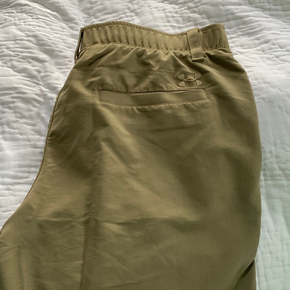 UA Khaki Golf Shorts